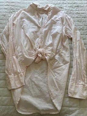 Xirena Light Pink Button Down Shirt – Soft Cotton XS